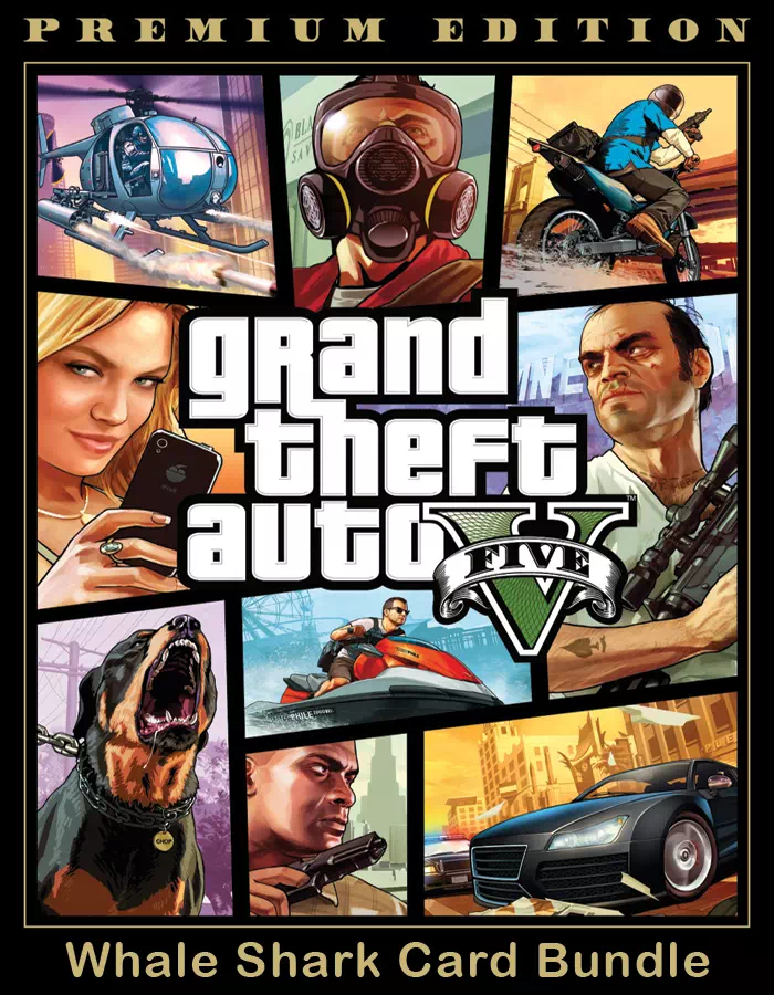 Grand Theft Auto V Premium online Edition & Whale Shark Card